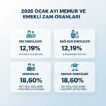 Memur ve Emeklilerin 2026 Ocak Zammı Netleşti: Kim Ne Kadar Maaş Alacak?
