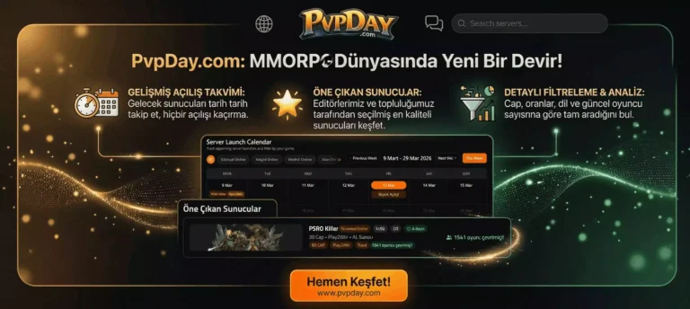 PvP Server Listesi ve Private Server Takvimi – PvPDay